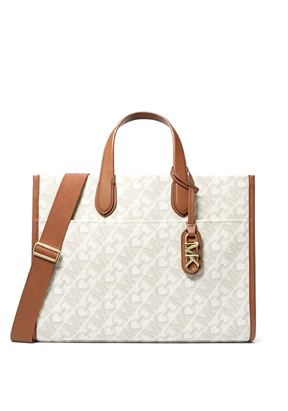 MICHAEL Michael Kors Gigi Large Empire Tote Bag, Vanilla