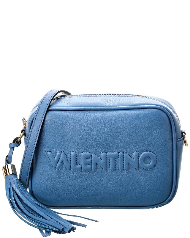 Valentino by Mario Valentino Mia Embossed Leather Crossbody