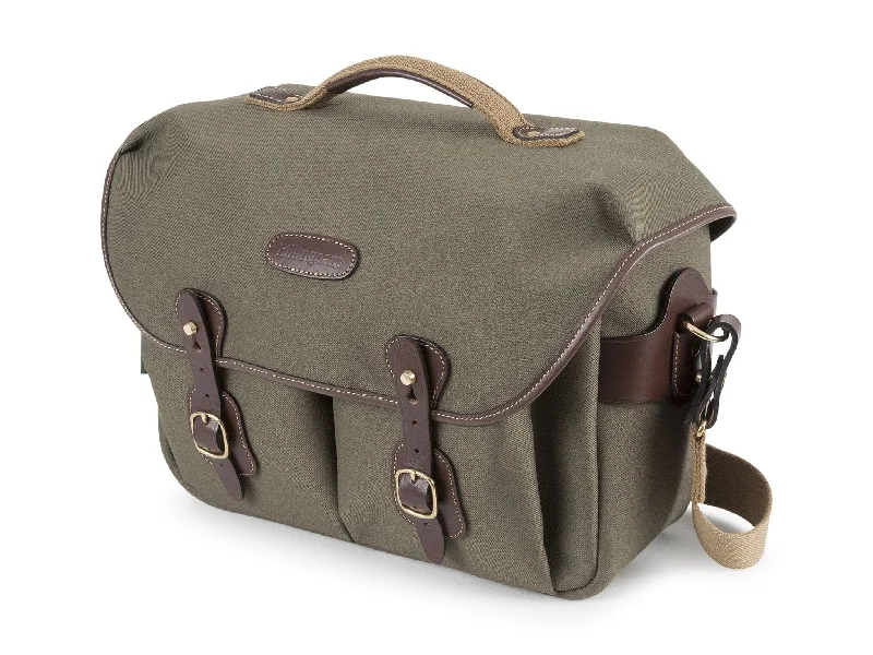 Hadley One Camera/Laptop Bag - Sage FibreNyte / Chocolate Leather