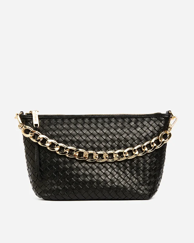 Agnes Bag - Black Weave