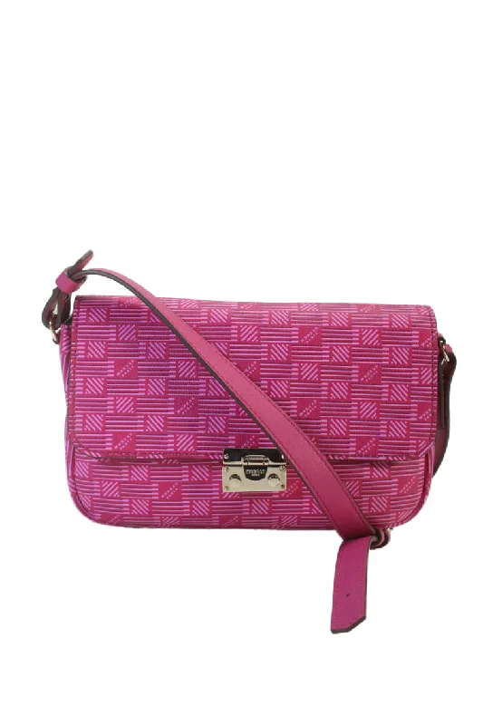 Moreau Womens Pink Fuschia Croisette Small Crossbody Bag Handbag