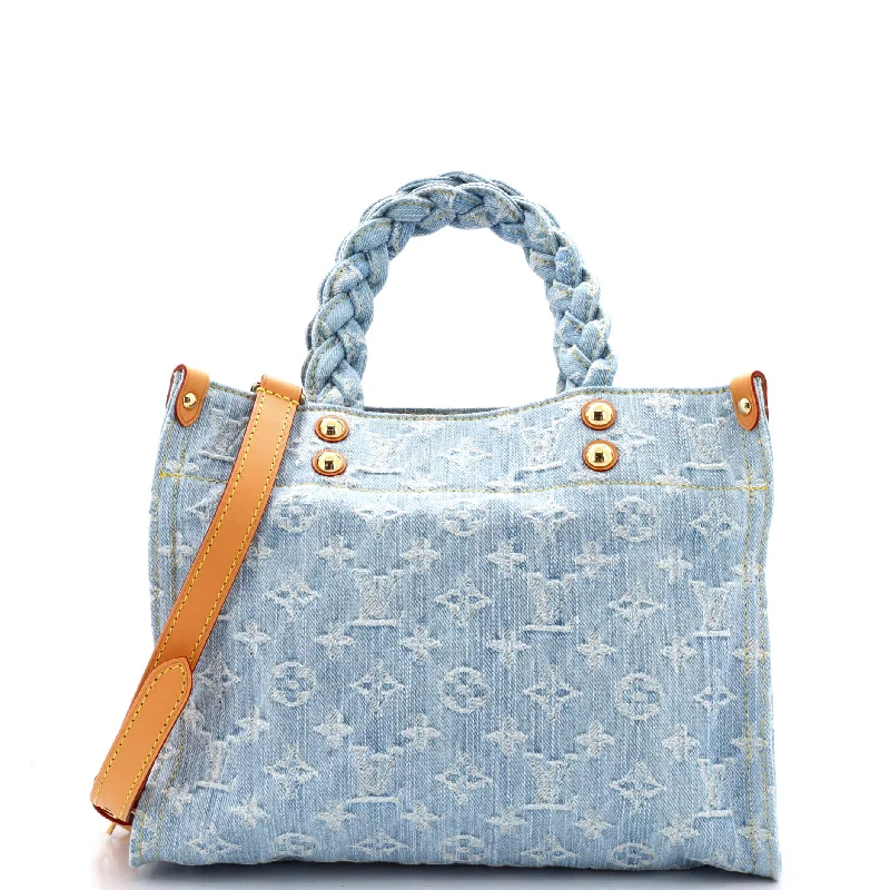 Let GO Handbag Monogram Denim PM