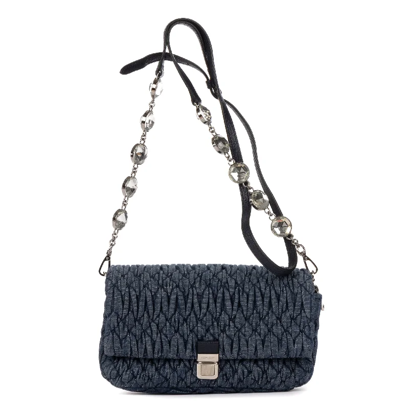 Denim Crossbody Flap