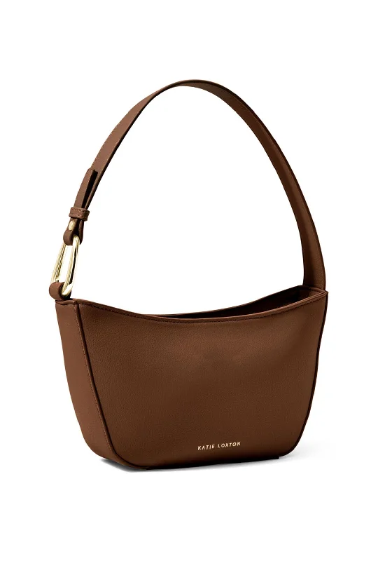 Katie Loxton Fara Small Shoulder Bag, Chocolate