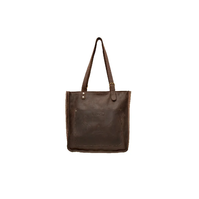 Pull-up Leather Pauline Tote