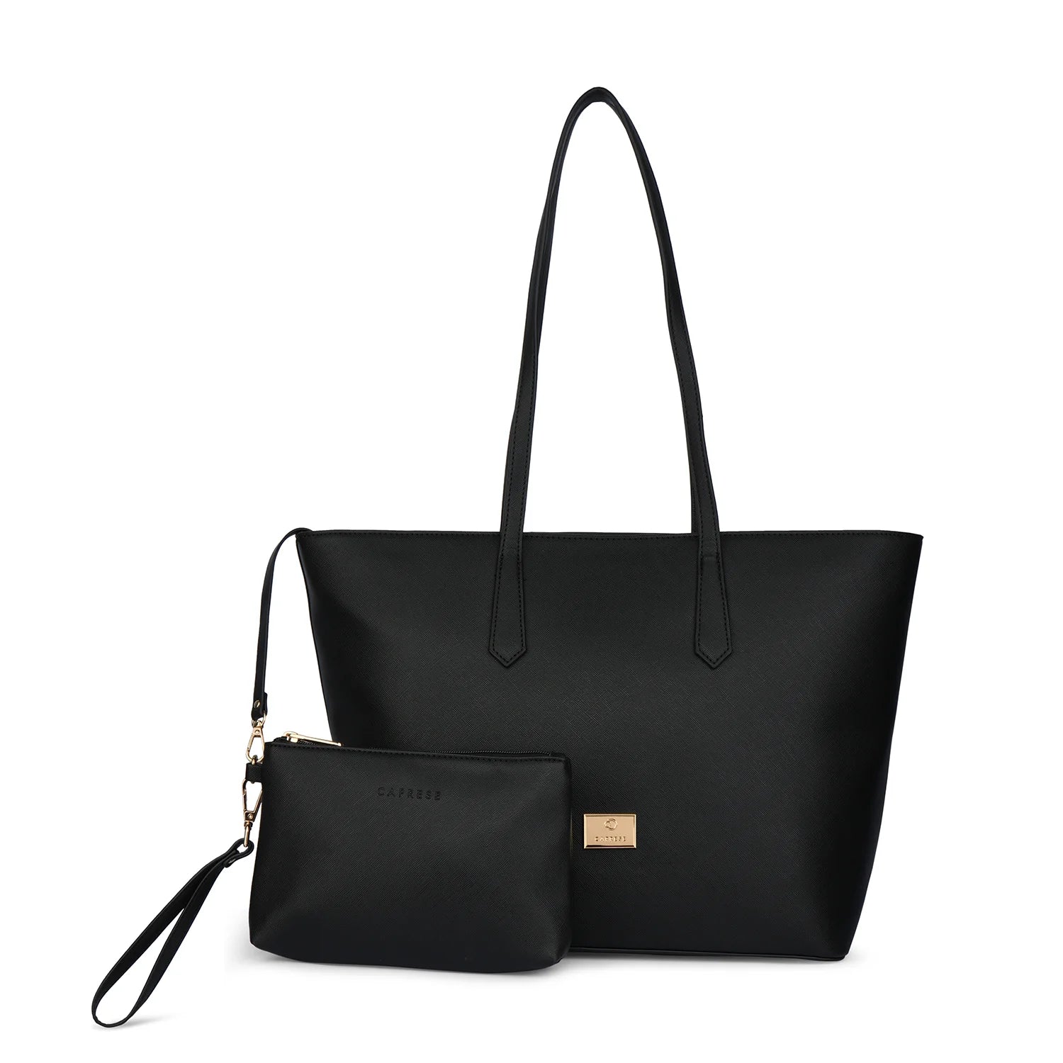 Caprese Sabeena Laptop Tote Large Black