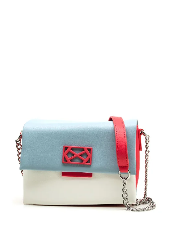 Xti Colour Block Small Crossbody Bag, Blue