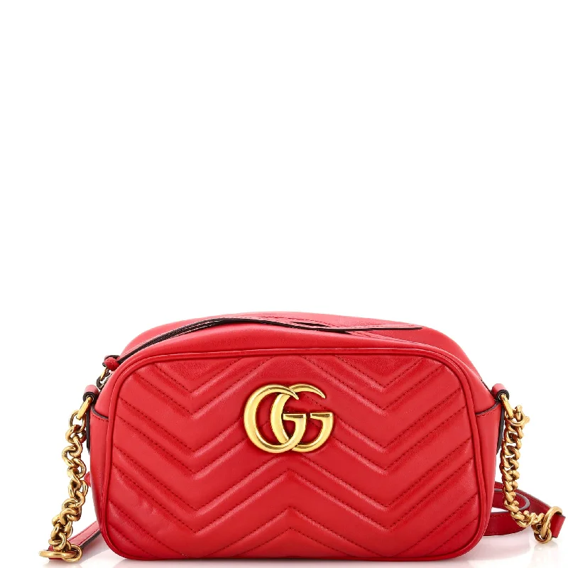 GG Marmont Shoulder Bag Matelasse Leather Small