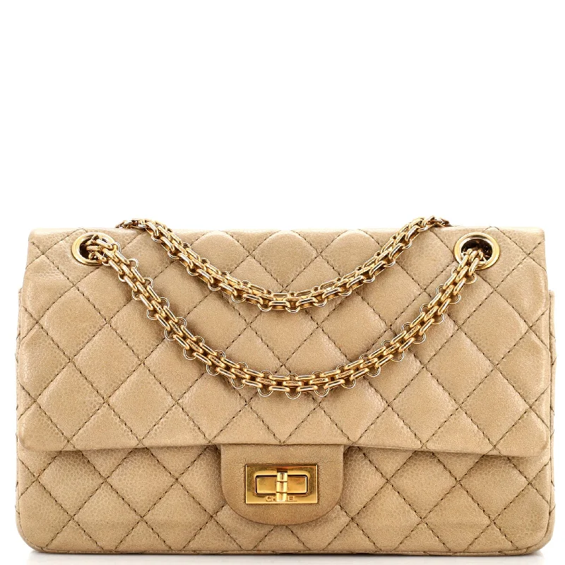 Reissue 2.55 Flap Bag Quilted Caviar 225