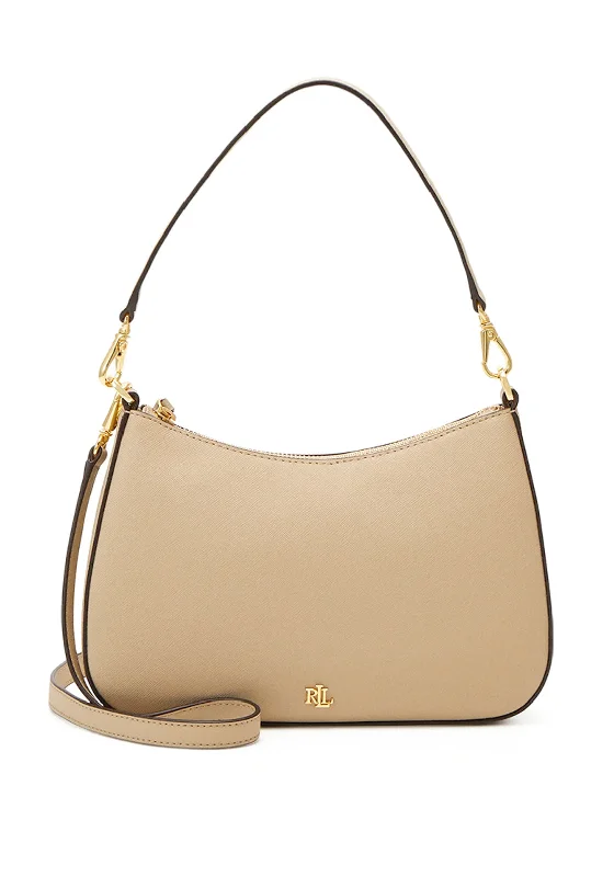 Ralph Lauren Small Danni Shoulder Bag, Tan