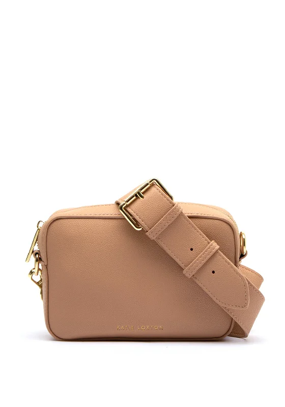 Katie Luxton Zana Mini Crossbody Bag, Soft Tan