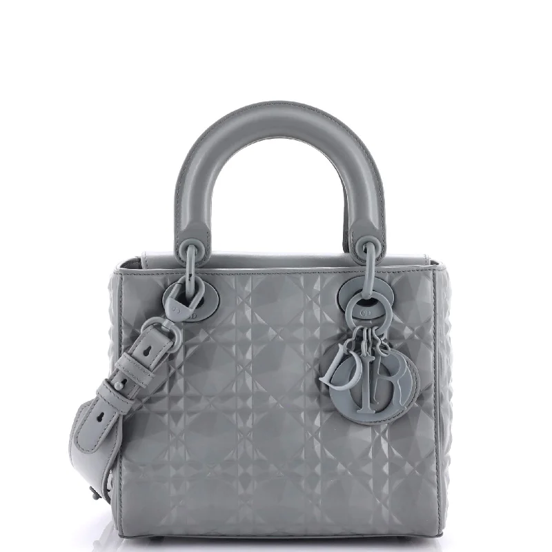 My ABCDior Lady Dior Bag Diamond Motif Cannage Calfskin Small