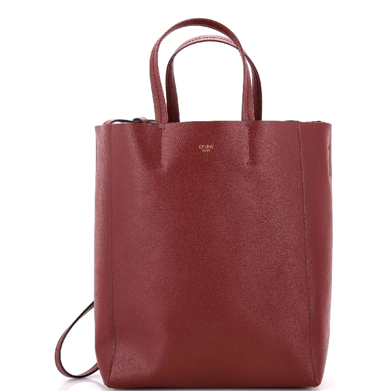 Vertical Cabas Tote Grained Calfskin Small