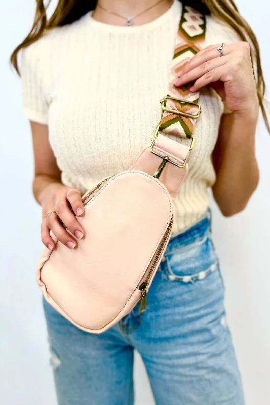 Women's Sutton Sling Crossbody Fanny Bag In Blush