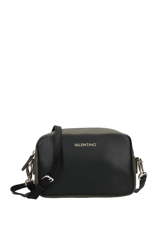 Valentino Mild Two-Tone Crossbody Bag, Nero Antracite