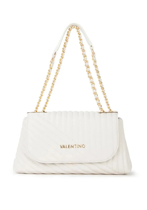 Valentino Laax Re Quilted Shoulder Bag, Off White