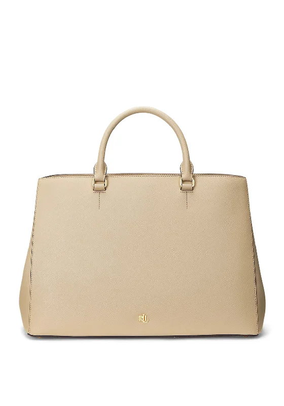 Ralph Lauren Large Hanna Satchel, Sand