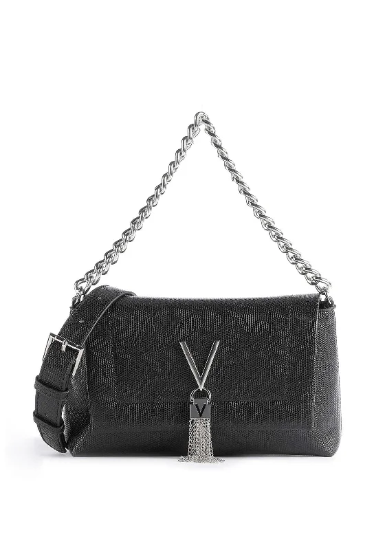 Valentino Oceania Satchel Bag, Black