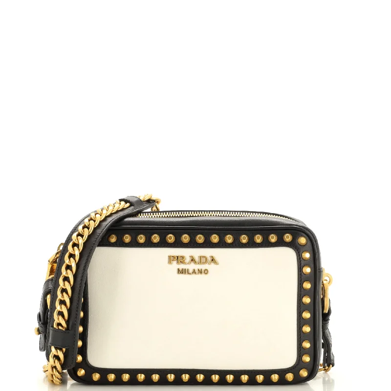 Chain Camera Bag Studded City Calf Small