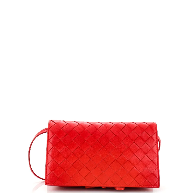 Knot Flap Crossbody Intrecciato Nappa Small