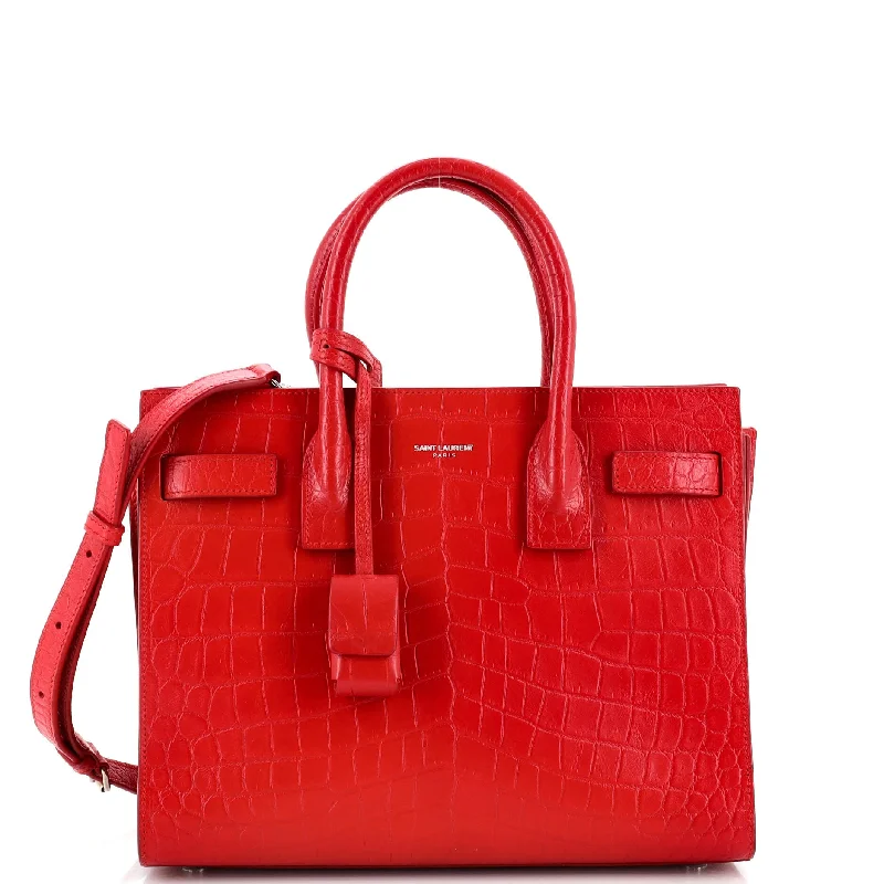 Sac de Jour NM Bag Crocodile Embossed Leather Baby