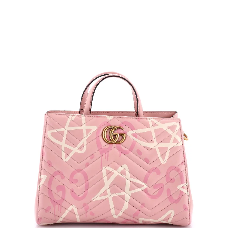 GG Marmont Tote GucciGhost Matelasse Leather Small