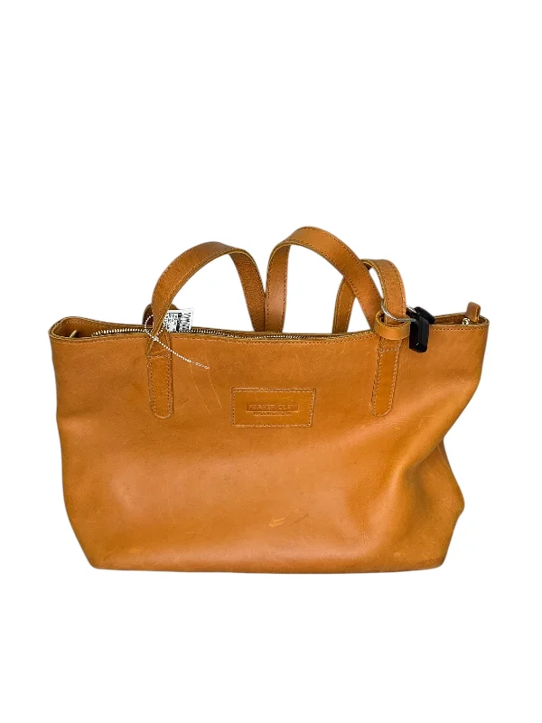 Handbag Leather By Cmc, Size: Large