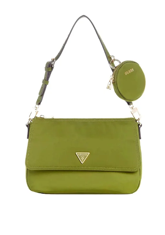 Guess Eco Gemma Shoulder Bag, Olive