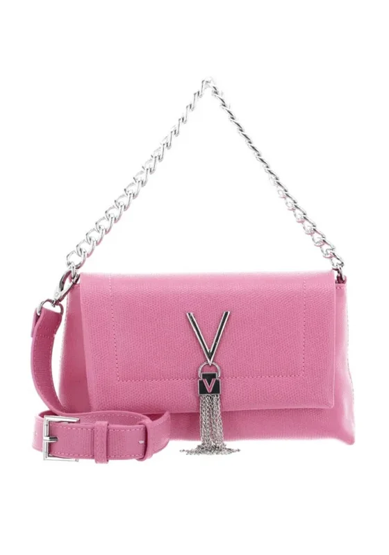 Valentino Medium Flap Over Crossbody Bag, Rosa