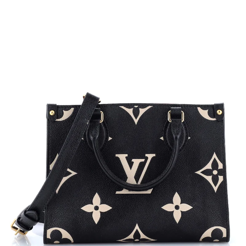 OnTheGo Tote Bicolor Monogram Empreinte Giant PM