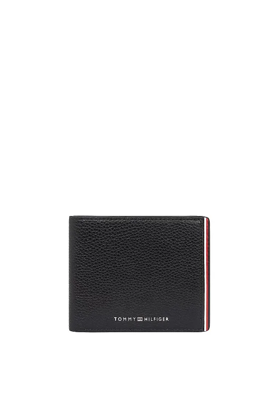 Tommy Hilfiger Signature Credit Card and Coin Wallet, Black