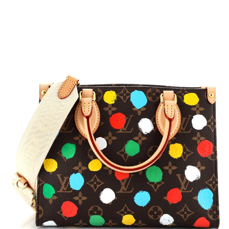 OnTheGo Tote Yayoi Kusama Painted Dots Monogram Canvas PM