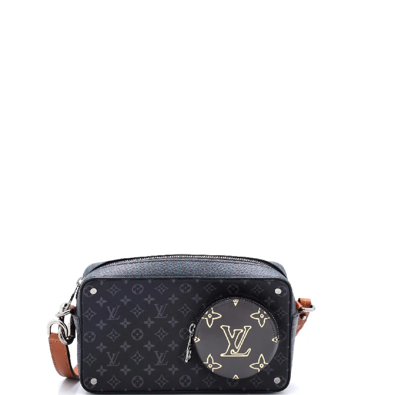 Volga On Strap Bag Monogram Eclipse Canvas with Monogram Leather