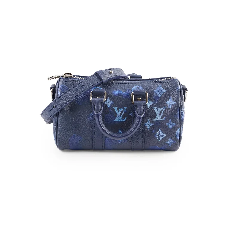 Louis Vuitton XS Keepall XS Watercolour Navy Blue