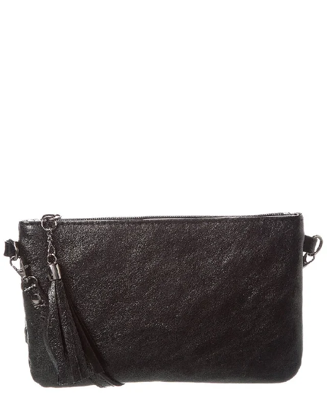 Persaman New York Milo13 Leather Metallic Crossbody