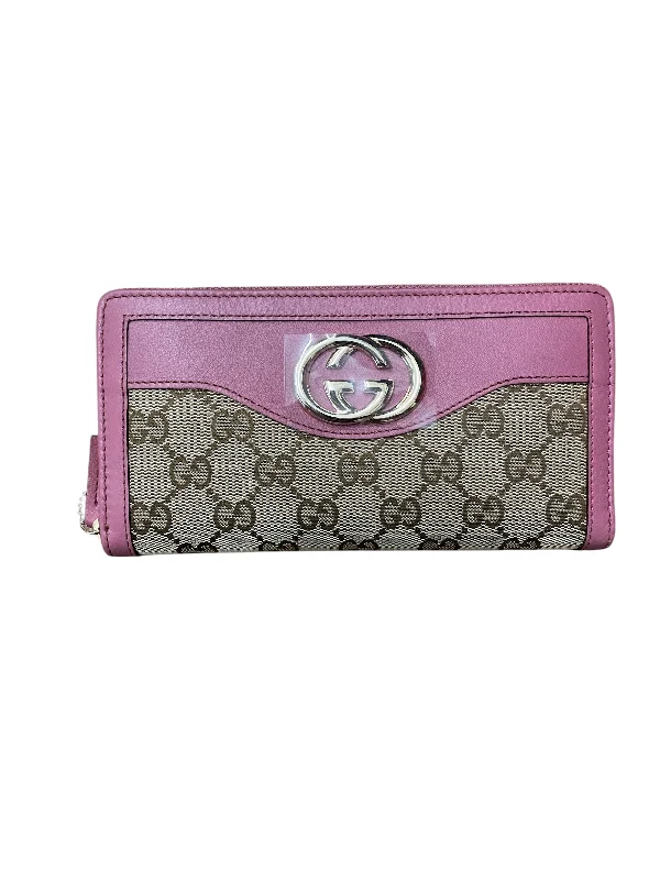 Wallet Luxury Designer By Gucci, Size: Large