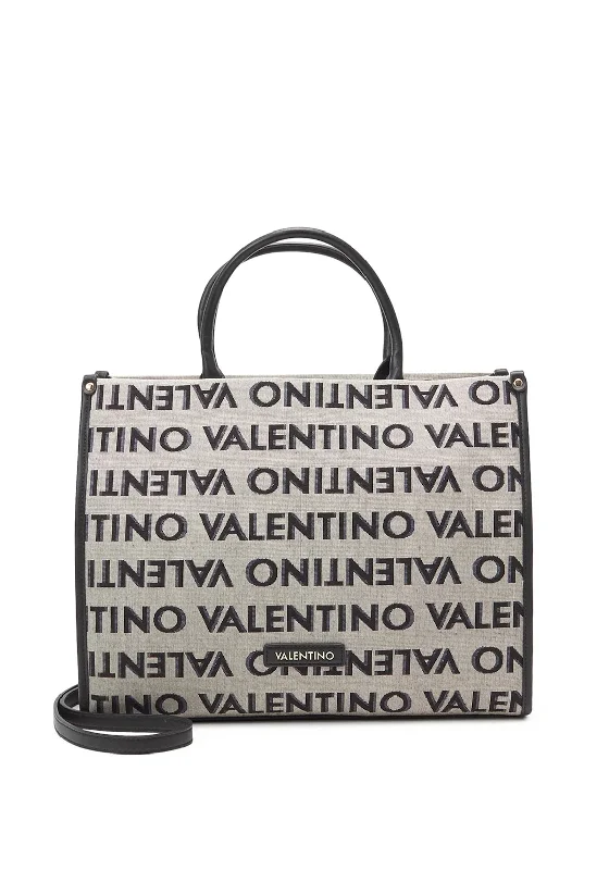 Valentino Handbags August Large Tote, Nero