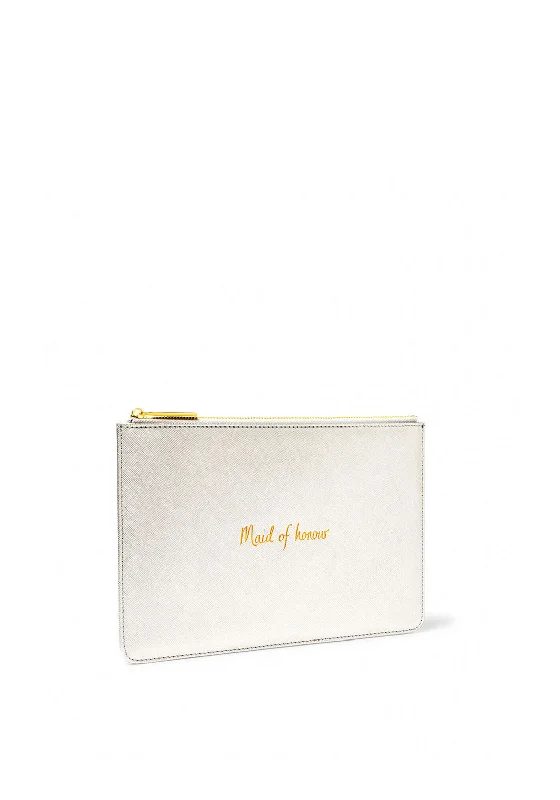 Katie Loxton Maid Of Honour Perfect Pouch, Silver