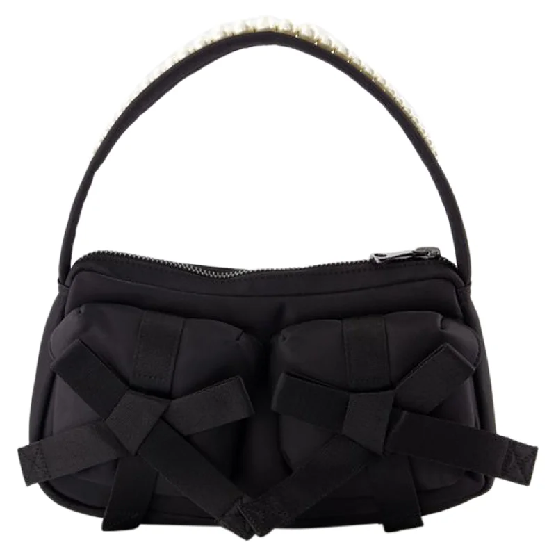 Utility Bow Crossbody - Simone Rocha - Nylon - Black