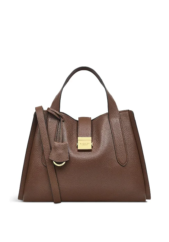 Radley Sloane Street Leather Grab Bag, Walnut