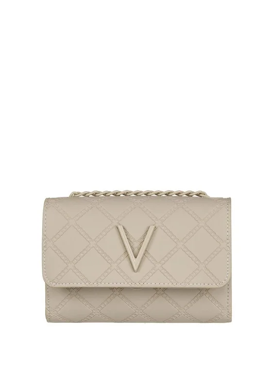 Valentino Blush Debossed Crossbody Bag, Ecru