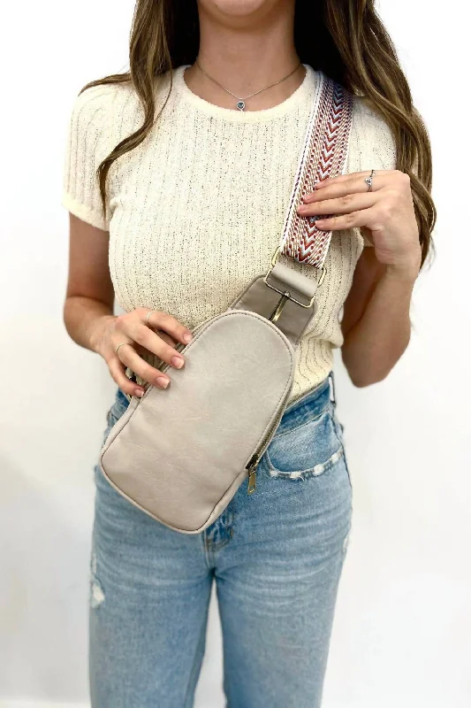 Women's Sutton Sling Crossbody Fanny Bag In Grey