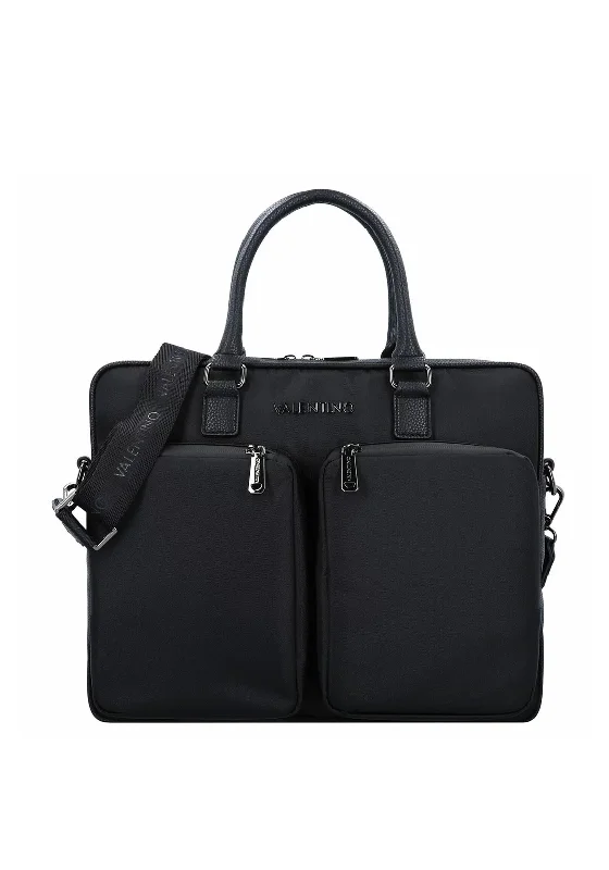 Valentino Klay RE Laptop Satchel Bag, Nero