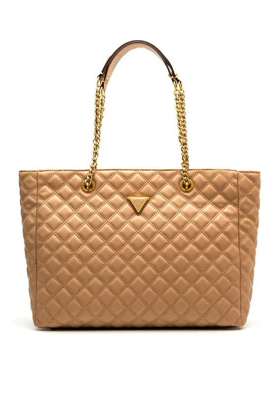 Guess Giully Quilted Large Tote Bag, Beige