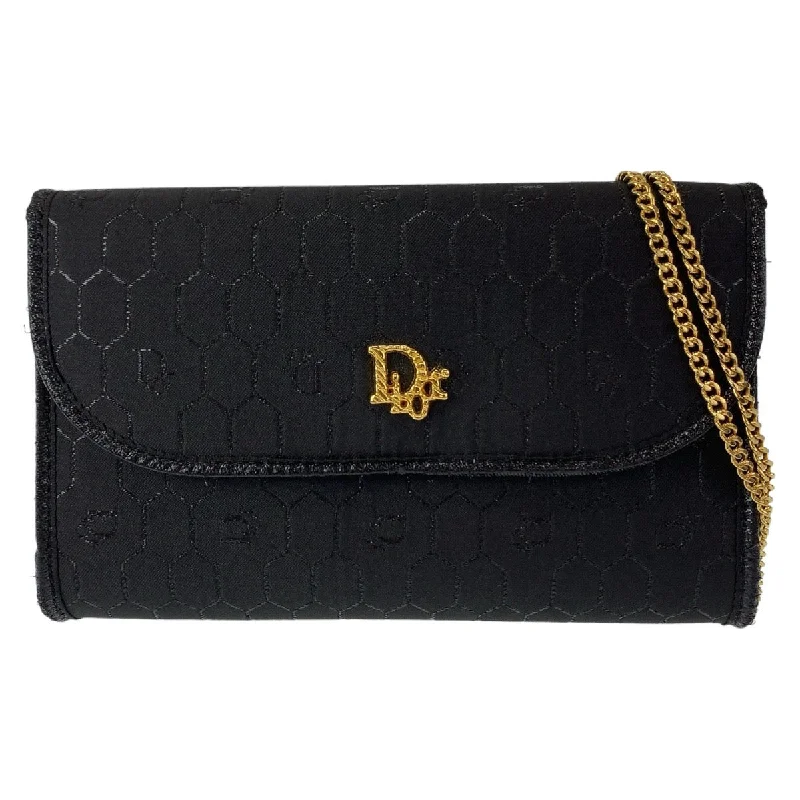 Dior Vintage Honeycomb Canvas Shoulder Bag