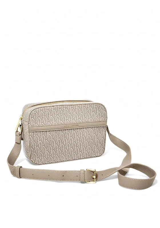 Katie Loxton Signature Crossbody Bag, Taupe