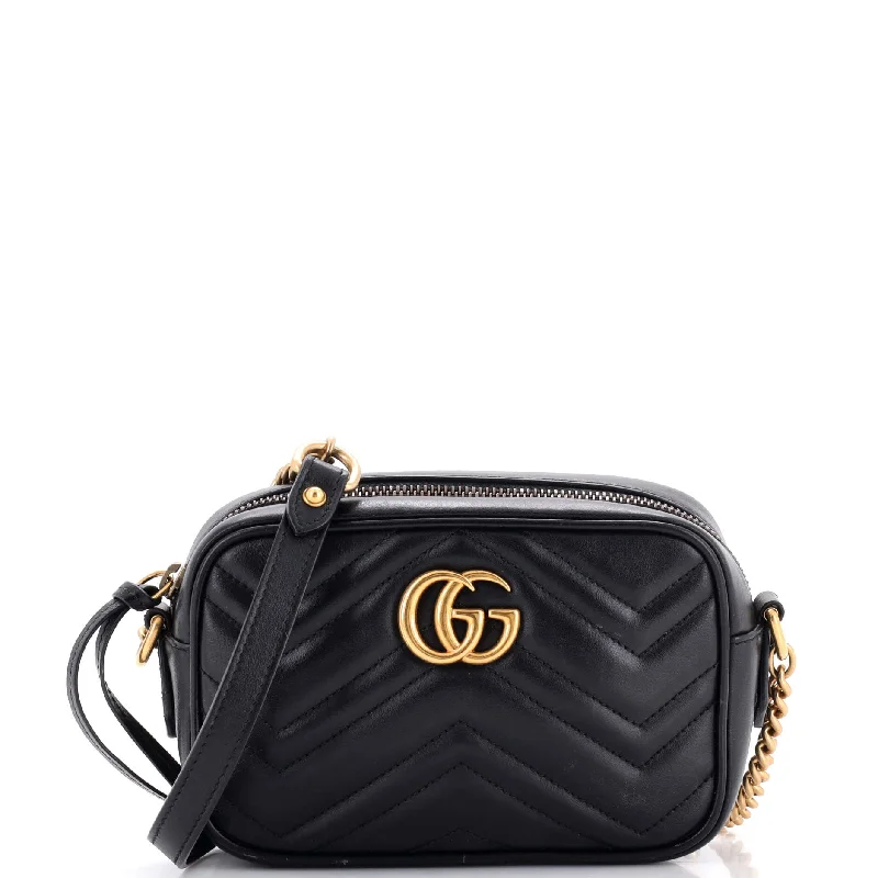 GG Marmont Shoulder Bag Mixed Matelasse Leather Mini