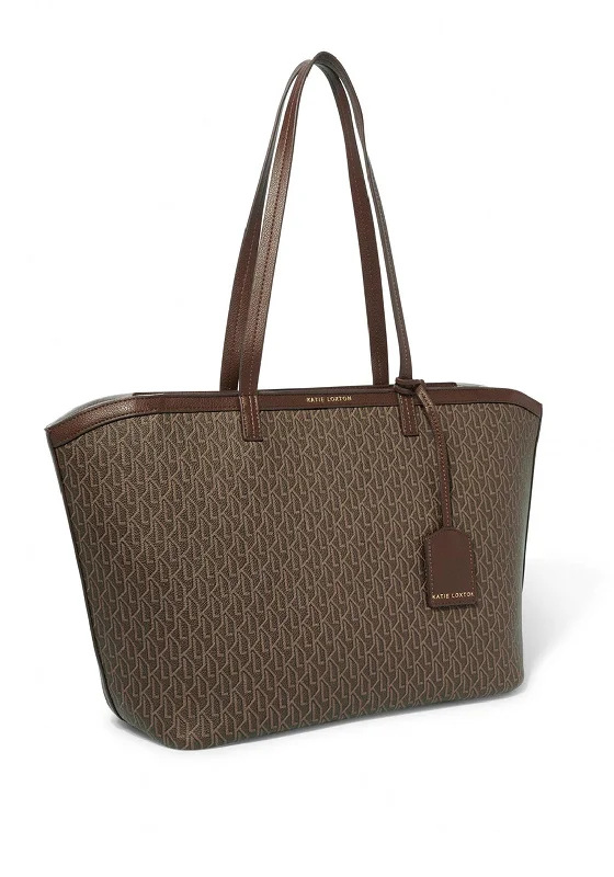 Katie Loxton Signature Tote Bag, Chocolate