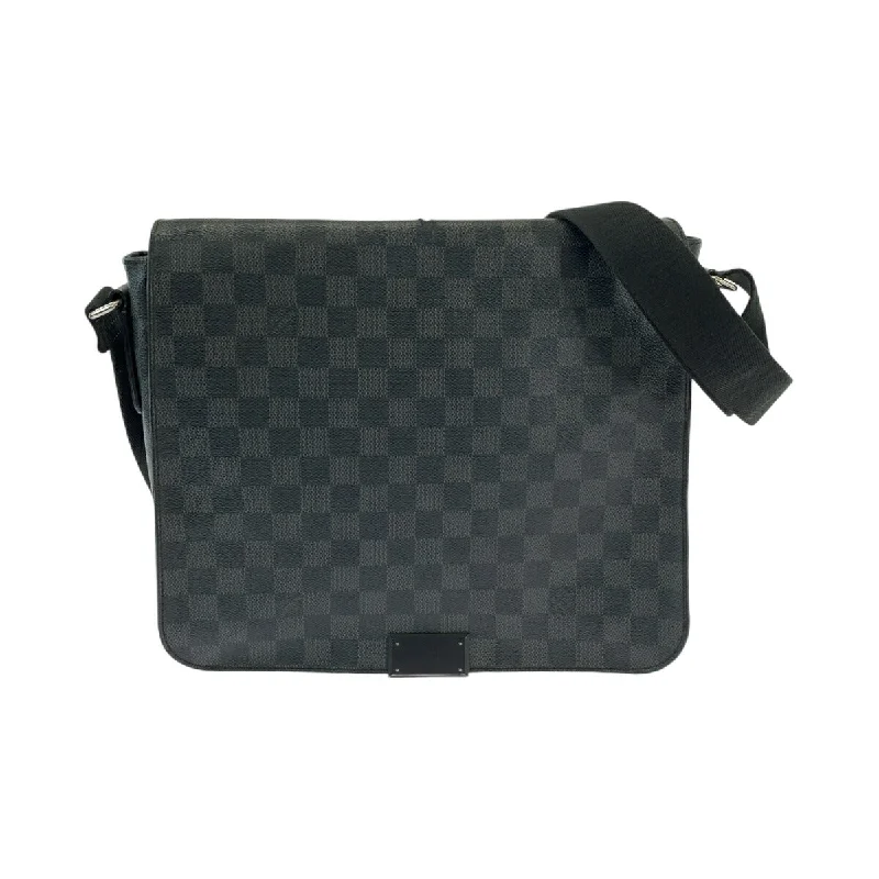 Louis Vuitton Damier Graphite District MM Messenger Bag