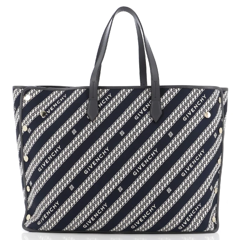 Bond Shopper Tote Logo Jacquard Canvas Large